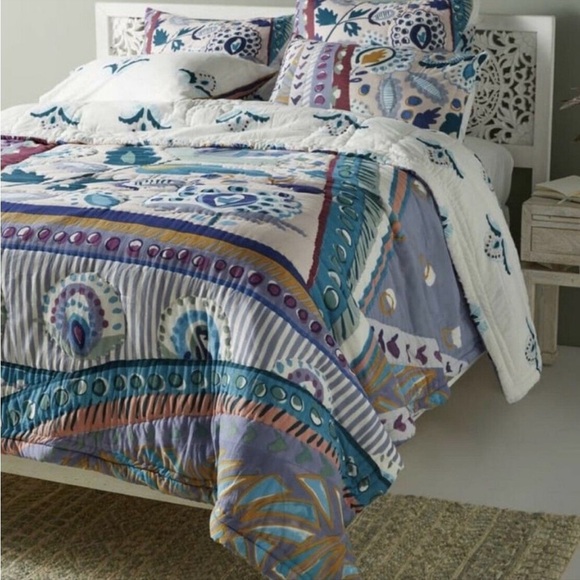 Anthropologie Sunder Standard Sham Set NWT